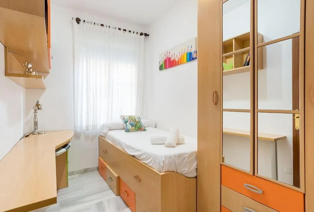 Apartman Bright, Quiet And Nice Ground Floor In The Center Málaga Spanyolország